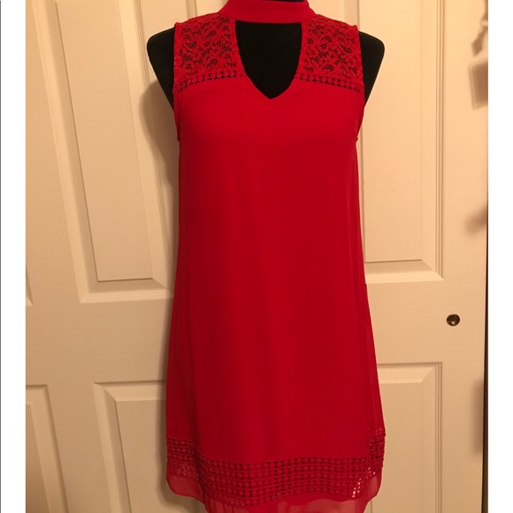 Red I.N. San Francisco dress size small BNWT - Picture 1 of 5